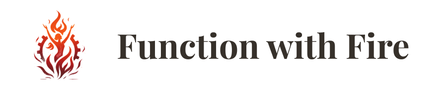 Function With Fire logo and text